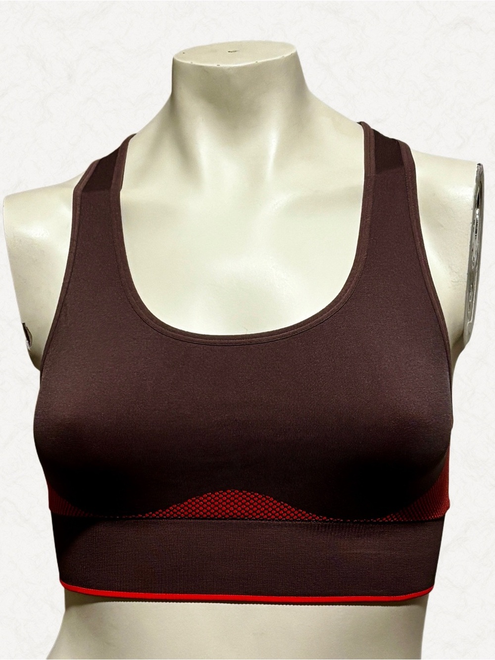 Victoria’s Secret PINK Ultimate Seamless Racerback Bralette Brown/Orange M